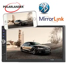 7 inch LCD Touch screen car radio player BLUETOOTH hands free 1080P movie rear view font