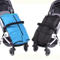 Детские коляски спальный мешок ребенок автомобиль зонтик коляска покрытие для ног ветрозащитный ватным тампоном зимние высокие