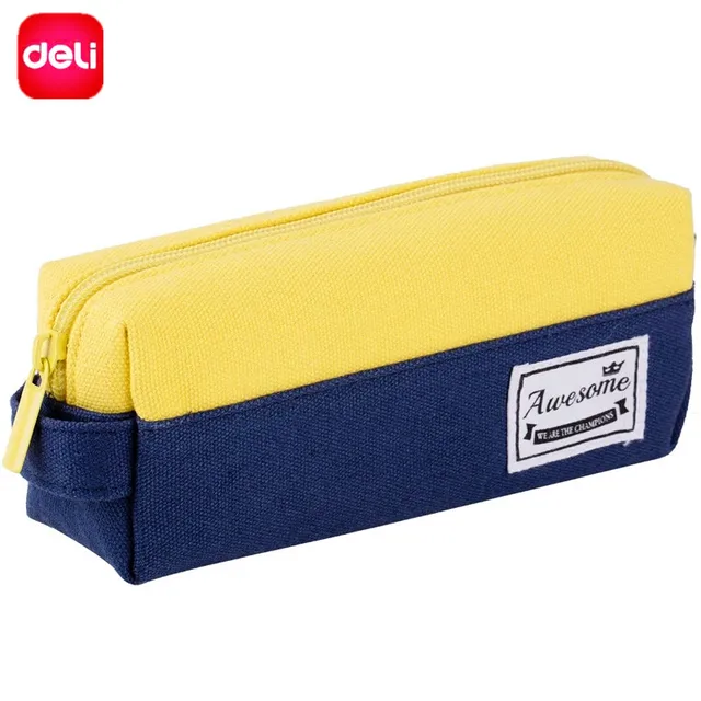 Deli Big Pencil Case Colorful Stationery Gel Cute School Supplies