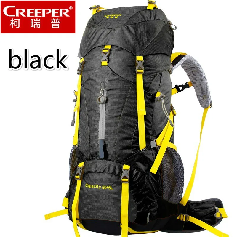 Профессиональный водонепроницаемый рюкзак с внутренней рамой для альпинизма, кемпинга, пешего туризма, сумка для альпинизма 60+ 5л