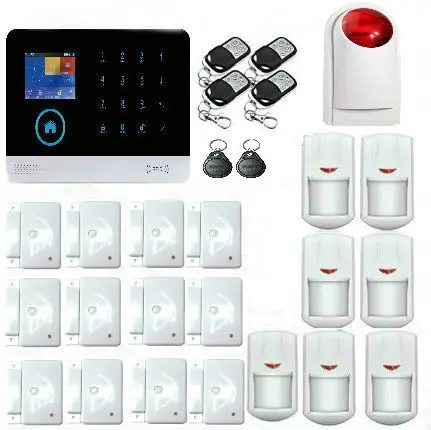 YobangSecurity Wireless wifi GSM GPRS RFID Home Security Alarm System Smart Home Automation System IOS/Android App