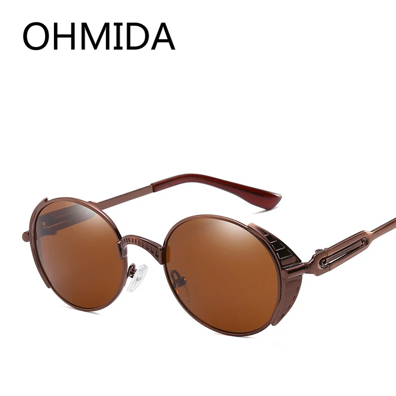 Винтаж OHMIDA солнцезащитные очки в стиле стимпанк для мужчин ретро новая мода