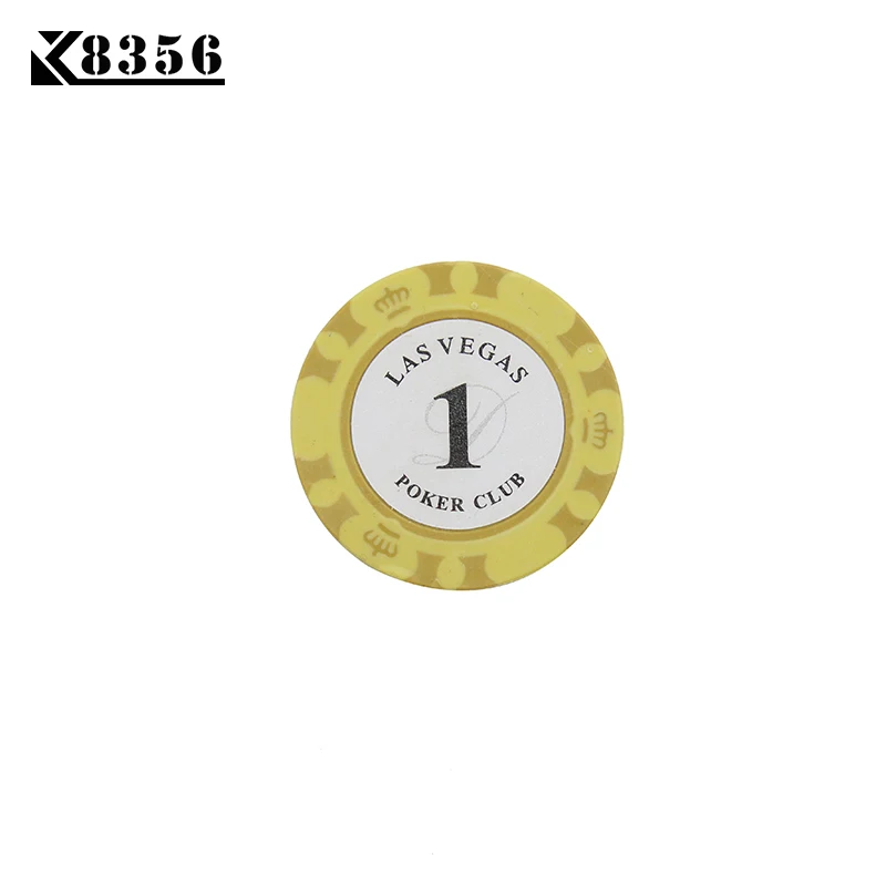 K8356 Luxury 14g Double Colors Crown Film Clay Texas Hold'em Chip Poker Playing Cards Chips Mahjong Baccarat Coins Custom Chips K8356 Luxury 14g Double Colors Crown Film Clay Texas Hold'em Chip Poker Playing Cards Chips Mahjong Baccarat Coins Custom Chips