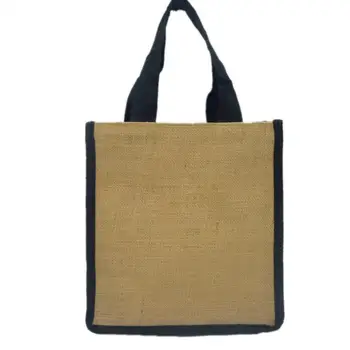 

Sample Bag! Eco Friendly Jute Material Shopping Tote Bag Promotional Jute Bag Good Quality Small (20-30cm) Size