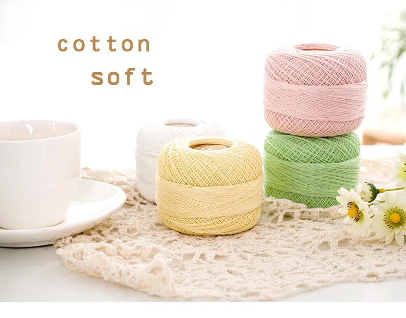 Summer Knitting-Tape-Yarn 50g Cheap Lace Cotton Thin Yarn For Knitting Crochet Thread Hand Knitting 100% Cotton Blended Yarn  (3)