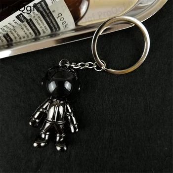 

Ngryise 2Pcs A Set metal robot car keychain