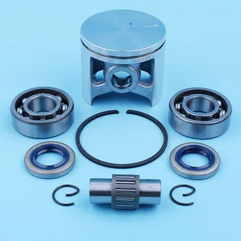 

48mm Piston Ring Crankshaft Ball Bearing Oil Seal Kit For Husqvarna 261 262 262XP Chainsaw Spare Part 503531172 503531171