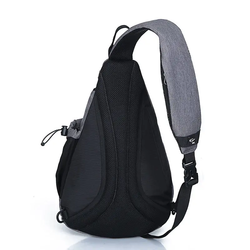  IX Brand Large Capacity Chest Bag Pack Nylon Zipper Women's Messenger Bags Men's School Bag Modern  - 32831117613