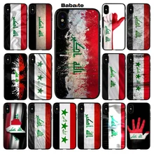 Babaite государственный флаг Ирака Обложка с рисунком Стиль Мягкий чехол для телефона для Apple iPhone 5 5S SE 6 6S 7 8 Plus X XS MAX XR чехол