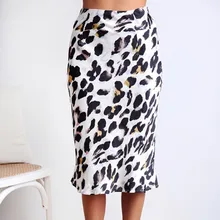 Летние трендовые повседневные леопардовые прямые женские юбки с леопардовым принтом, высокая талия, сексуальная женская модная Клубная юбка для коктейлей Q0226
