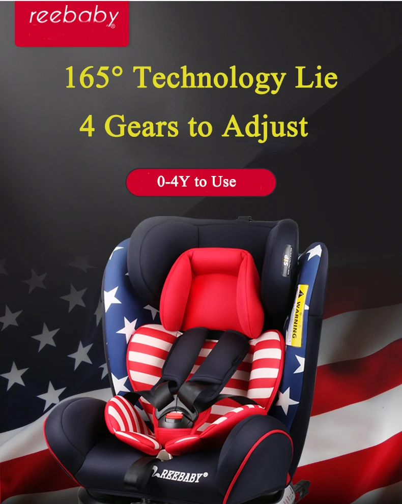 

Isofix interface safety seat 0-12 years old baby newborn child baby car seat can adjust baby steam seat multi-color optional
