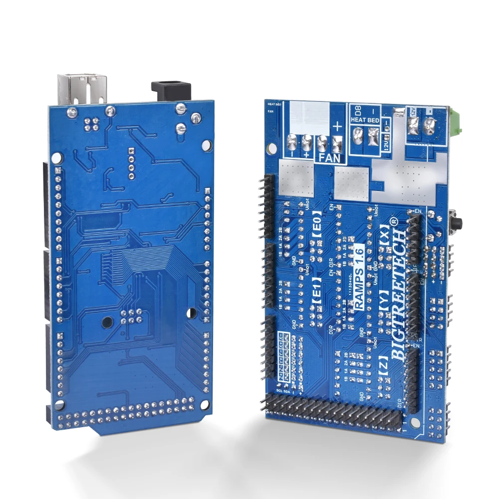 Ramps 1,6 1,5 обновленная база на Ramps 1,4 3D панель управления Поддержка A4988 Drv8825 TMC2130 Reprap Mendel для 3D принтера часть