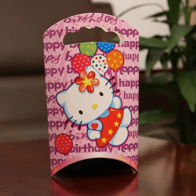 20pcs Hello Kitty Candy Box Child Kids Birthday Party Candy Boxes