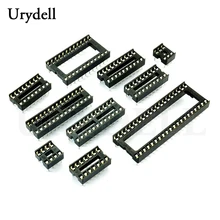 Adaptateur de douilles | 20 pièces IC Seat 6P 8P 14P 16P 18P 20P 24P 28P DIP IC douilles à souder Type 40 broches, corps étroit, douilles MCU siège 24PIN
