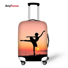 Yoga dancing patterns Elastic Luggage Protective Cover Zipper Suit For 18-32 inch Trunk Case Travel Suitcase Covers Bags hmunii case cover thick elastic luggage protective cover zipper suit for 18 30 inch trunk case travel suitcase covers bags a1 14