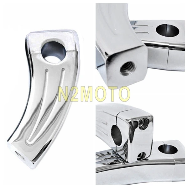 

Motorcycle Handlebar Risers Chrome 3.5" Motorcycle Cruiser Bike Pullback Handle Bar Risers For 1" Inch Bars
