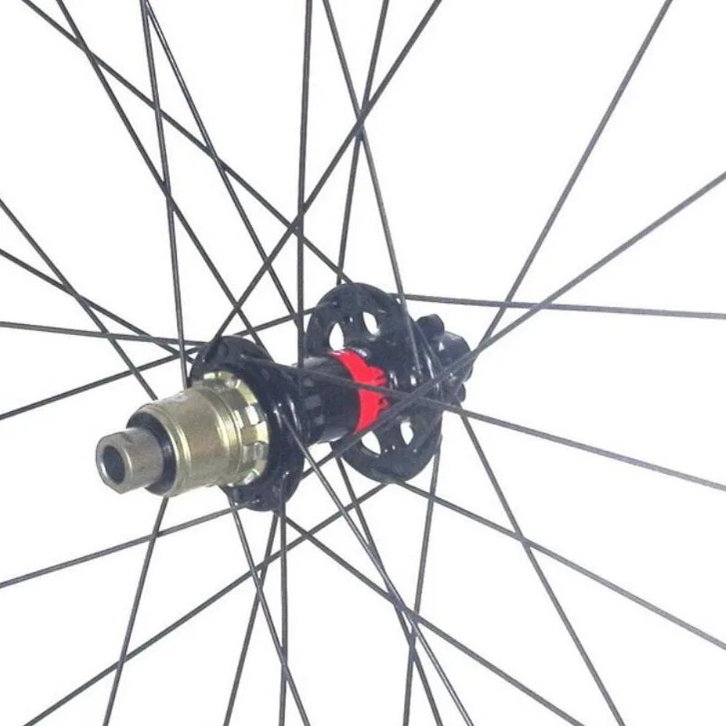 Sale 29er mountain carbon fiber bike wheels 20mm clincher MTB bicycle wheelset 15mmx100/12x142mm Thru Axle or QR 2