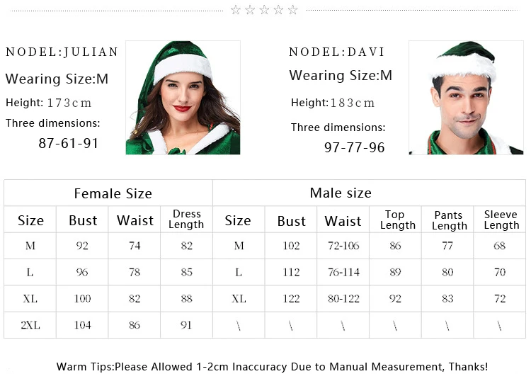 Cosplay&ware Ainclu Christmas Adult Womens Men Prestigious Santa Claus Helper Green Holiday Elf Cosplay Costume Sweet Dress Sets -Cosplayware Store HTB1MsX4XErrK1RkSne1q6ArVVXat.jpg