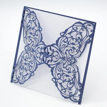 

laser cut vines handmade invitation india jinan mery arts wedding cards models