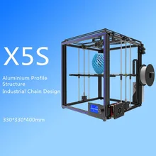 High-Precision DIY X5S 3D Printer Aluminium Profile Printing Machine Large Printing Area 300x300x400mm LCD Screen EU Plug