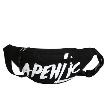 

fanny pack women men waist bag Couple Travel Hiking Bag unique Letter Collection Waist Pack Luminous Bag s sac a main
