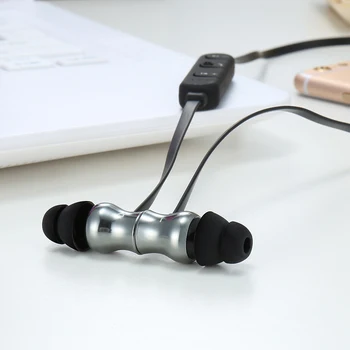 

Wireless Bluetooth Earphone In Ear Microphone Magnetic Earpiece Stereo HIFI Noise Cancelling Earbuds Headset For iPhone Android