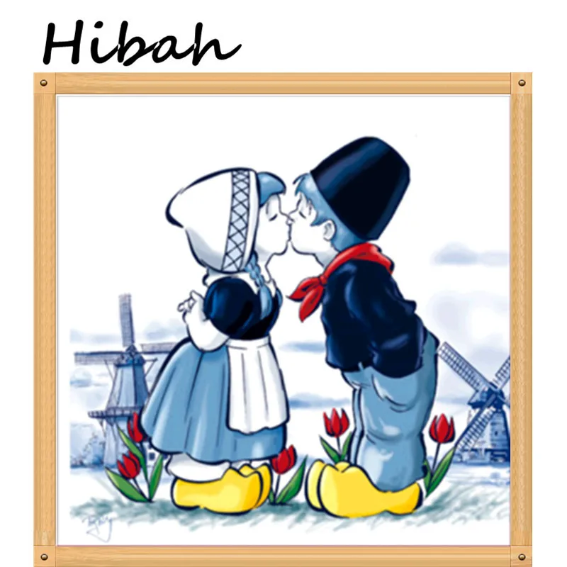 

Cartoon Couple Diamond Painting diy Cross stitch Set 5d Diamond Embroidery Home Decoration Gift