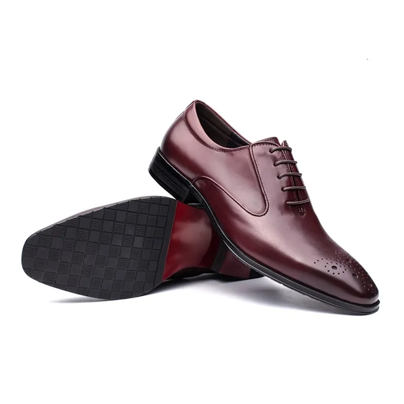 Горячее! Итальянские новые стильные роскошные свадебные туфли из натуральной кожи, деловые брендовые туфли, оксфорды, мужская обувь, размеры 38-44, QD33-TK11
