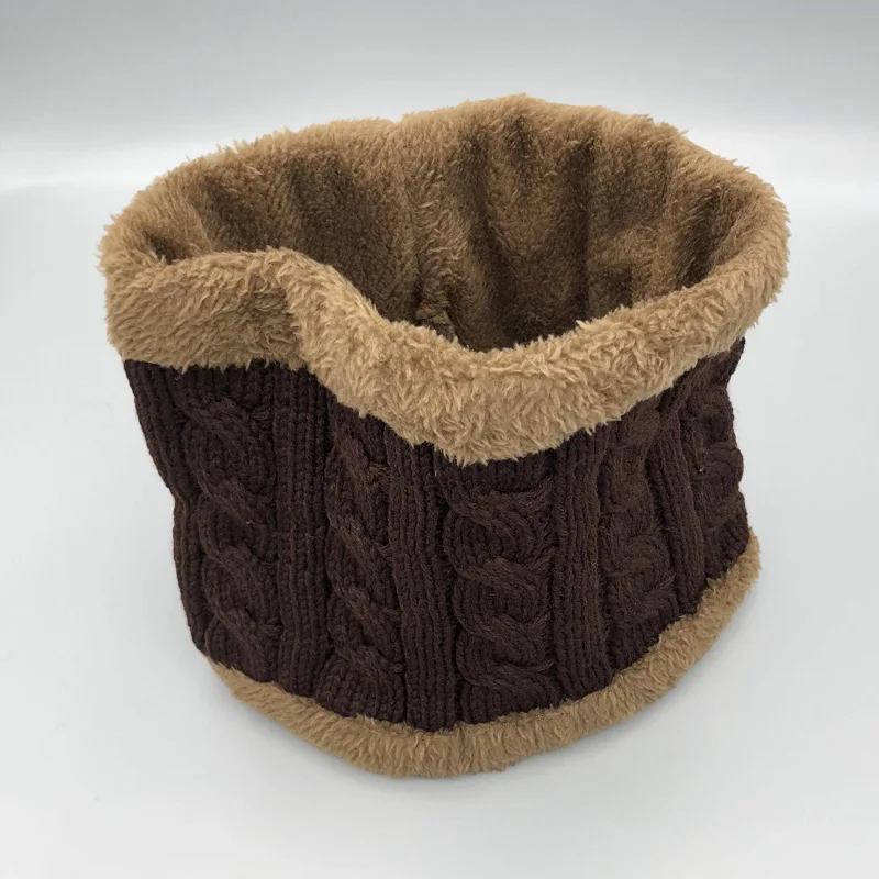 Для мужчин s вязаная шапка зимняя вязаная шапка и шарф шапка зимние шапки для мужчин, вязаная шапка, мужские шапки вязаные Skullies Beanies - Цвет: scarf coffe