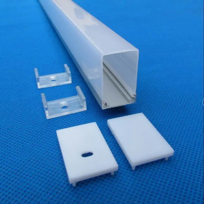 US $460.00 Free Shipping LED Aluminum Profile with Milky Transparent Cover Cabinet Wardrobe Profile Light LED Strip Holder 2mpcs110mlot