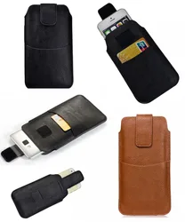 На Алиэкспресс купить чехол для смартфона pu leather pull tab sleeve pouch phone case for xiaomi qin 2 pro qin 1s+ qin qf9 bag