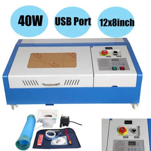 

(Ship from EU) CNC CO2 40W Router Engraving Machine Cutting Machine 300x200mm Laser Engraver