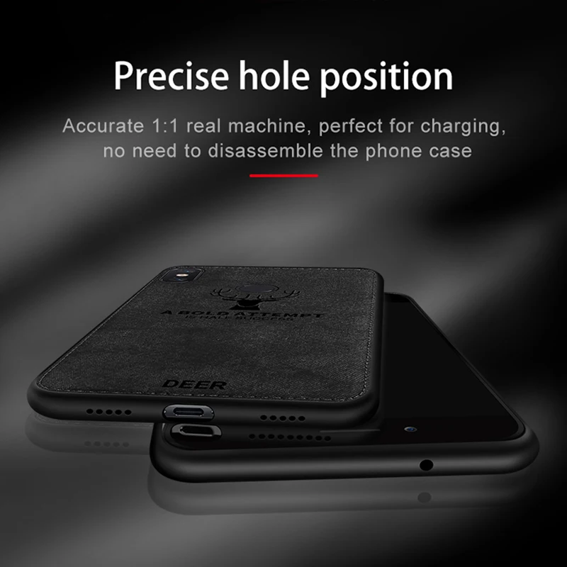 Олень мягкой ткани для удаления остатков крема узор чехол для Red mi 7 6A Примечание iPhone 7 6 Plus 5 iPad Pro 4 4X 5A 6A S2 Xiaomi mi 9 SE Honor 8 Lite Pocophone F1 5X 6X силиконовый чехол