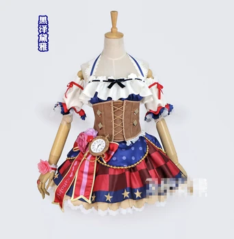 

Animation Show Cosplay LoveLive!Sunshine Aqours Valentine's Day Awakening Kurosawa Dia Cosplay Costume Chocolate Maid Dresses