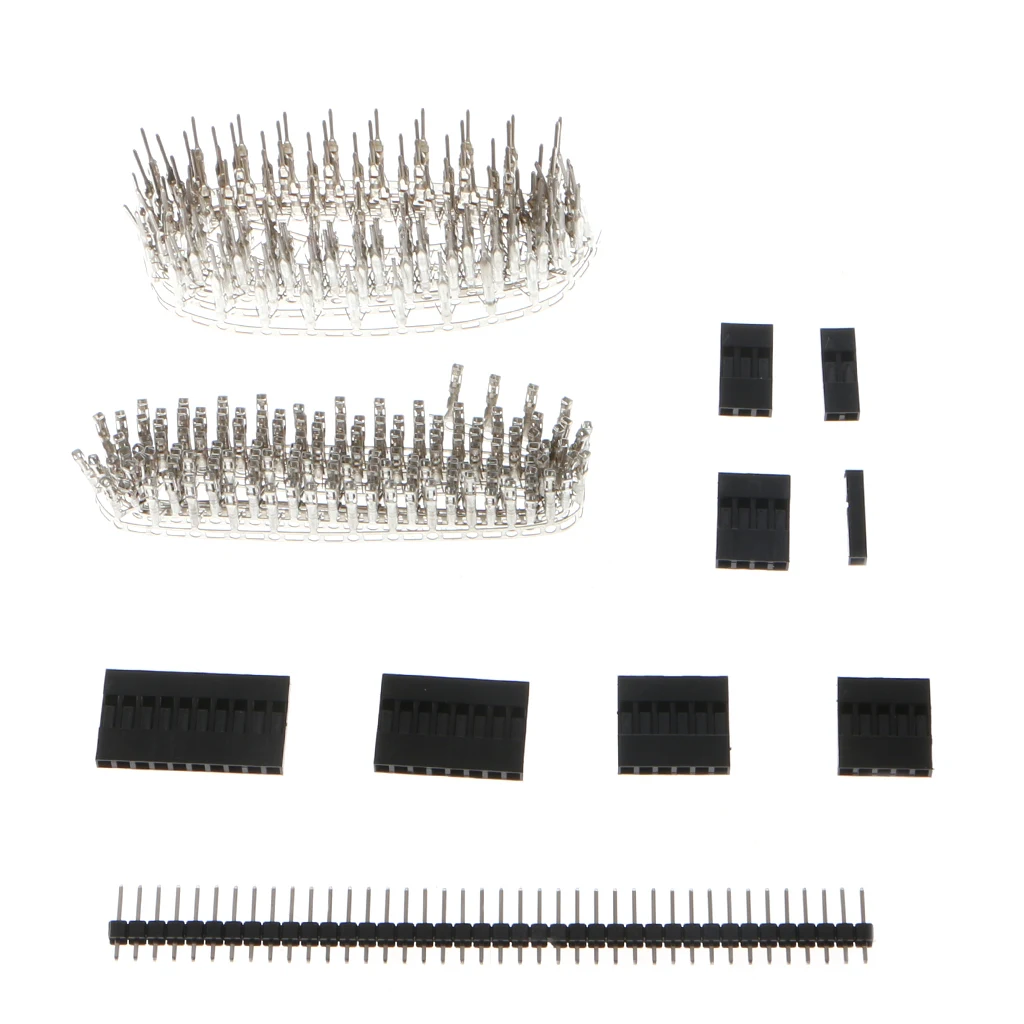 

1450Pcs/Set 2.54mm Dupont Connector Kit PCB Headers Male Female Pins Electronics