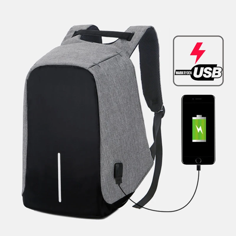 

Multifunction Men Anti Thief USB Charging 15 inch Laptop Backpacks For Teenager Fashion Male Mochila Infantil Travel Backpack