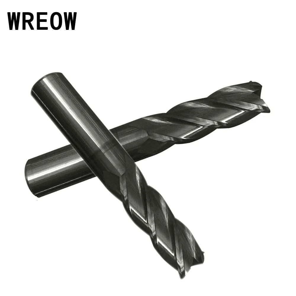 60 Degree Drill Bit 6mm Carbide Alloy 4Flute Coated 6.0*D6*50 Flatted