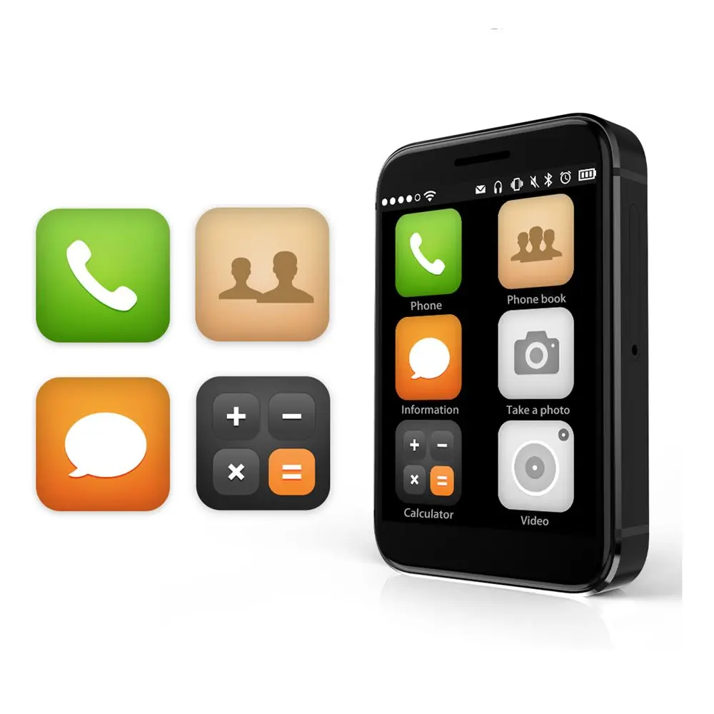 I5S Смарт часы 2 дюймов MTK2502C шагомер SIM MP3 MP4Video Запись музыки телефон TF карта