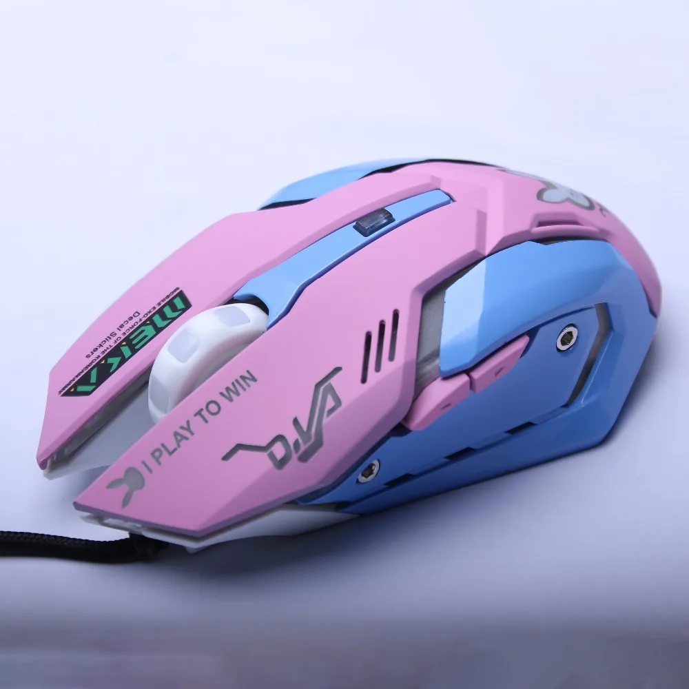 OW D. va Mercy версия Проводная игровая мышь USB 6 кнопок 3200 dpi Бесшумная оптическая компьютерная игровая мышь для ПК ноутбук для геймеров