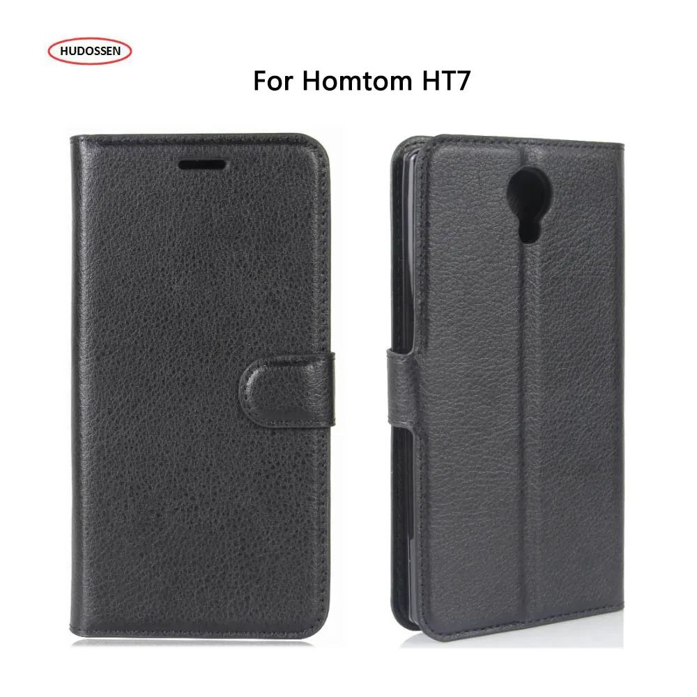 

HUDOSSEN For Doogee Homtom HT7 Case PU Leather Cover For Homtom HT7 Pro 5.5 Protective Phone Case Luxury Flip Cover Carcasas