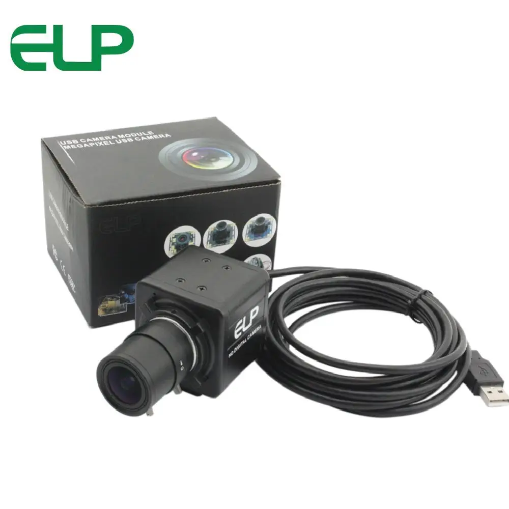 USB камера ELP 720P H.264 YUY2 MJPEG OV9712 2 8 12 мм Ручная вариофокальная линза с креплением типа