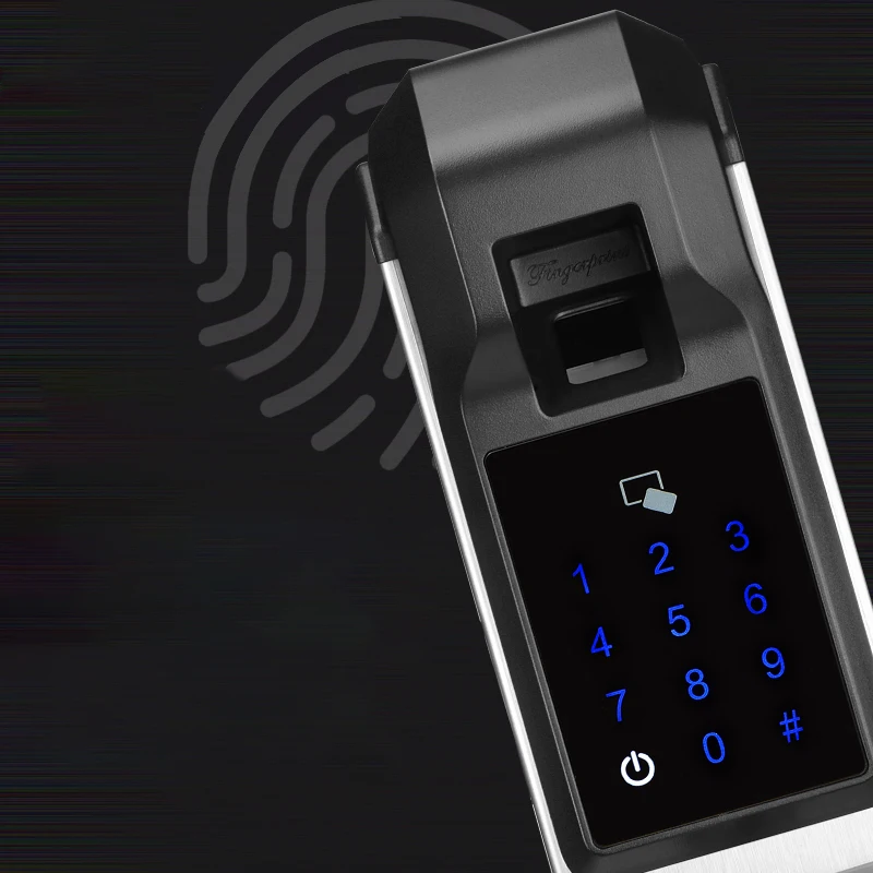 KPIOCCOK Biometric Fingerprint Door Lock Intelligent Electronic Lock Fingerprint Verification With Password & RFID Unlock KPIOCCOK Biometric Fingerprint Door Lock Intelligent Electronic Lock Fingerprint Verification With Password & RFID Unlock