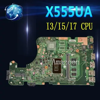 

X555UA motherboard 4GB RAM I3/I5/I7 For Asus X555 X555U X555UA X555UV laptop motherboard X555UA mainboard X555UA motherboard