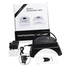 Автоматическая, для нанесения лака на ногти сушилка светодиодный светильник УФ лампа для сушки ногтей гель лак УФ СТРОИТЕЛЬ домашний лак для ногтей Инструменты Черный