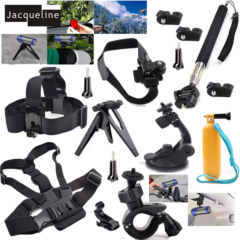 

Jacqueline for Accessories Bundle Kit for Sony Action Cam HDR AS20 AS200V AS30V AS15 AS100V AZ1 mini FDR-X1000V/W 4 k