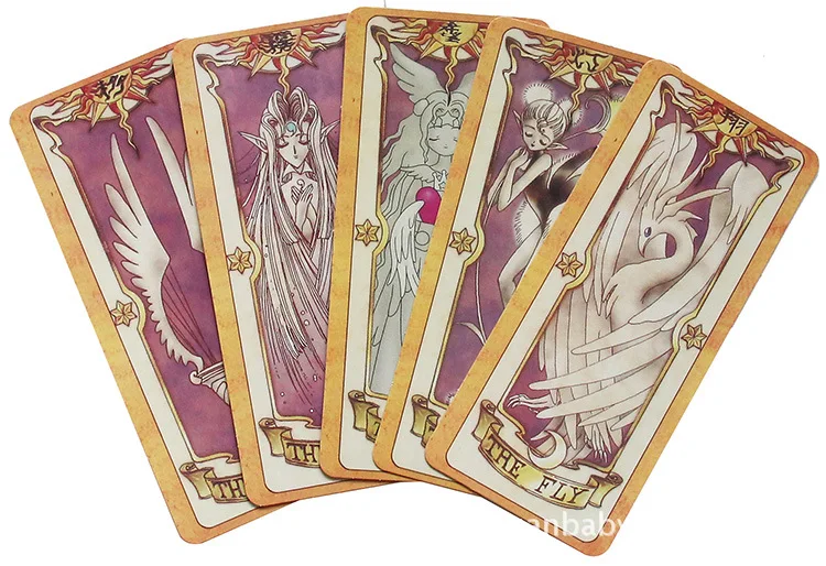 Искатель карт Sakura Клоу карты Волшебная книга+ 56 шт. карты Таро косплей реквизит карточная игра Аниме руки Мультфильм