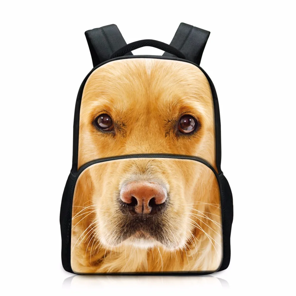 

Cute Dog Backpacks for Children Shark 3D Printed School Bookbags Mochilas Rucksack for Teeagers College Girls Day Pack Book Bags