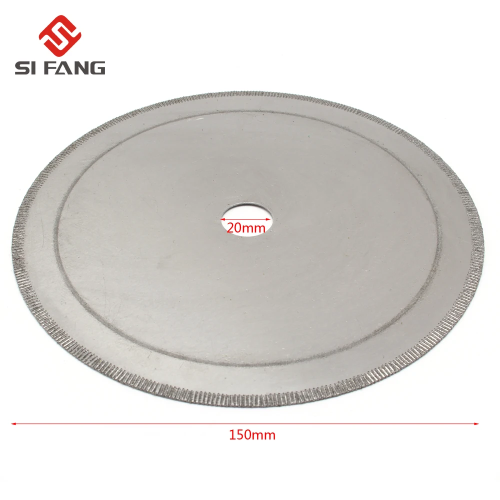 150 мм 6 дюймов супер-тонкий Алмазные пилы гранильной отрезной диск пилы украшений инструменты прямо ломтик