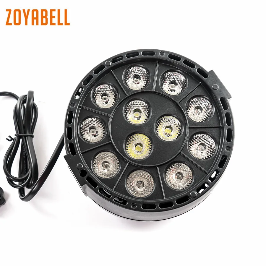 

zoyabell Led Par Light Disco Stage Party DJ 12 Leds Laser Spotlights Club Decoration Lamp Projector RGB Home Party Lighting