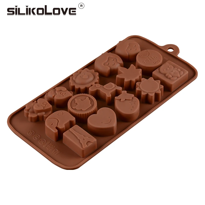 SILIKOLOVE новые формы для торта индивидуальная 15 полостная форма FDA LFGB силиконовые